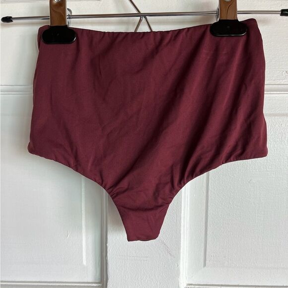 New free people MAI The Mod Bikini Bottoms high waist Pinot - Picture 4 of 6